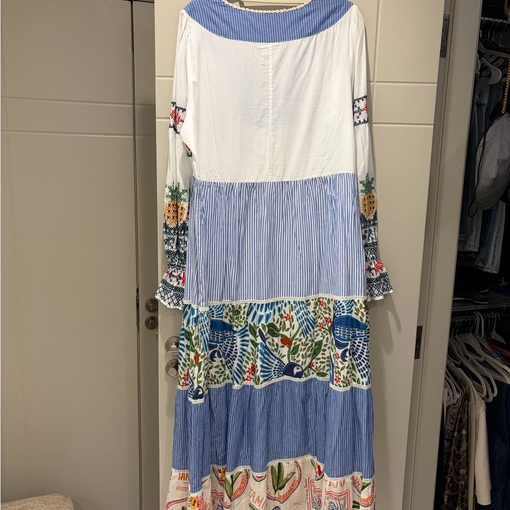 FARM RIO PINEAPPLE BEACH MAXI DRESS - Picture 6 of 7